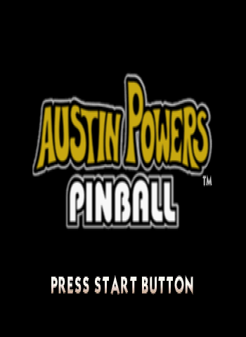 Austin Powers Pinball Title Screen